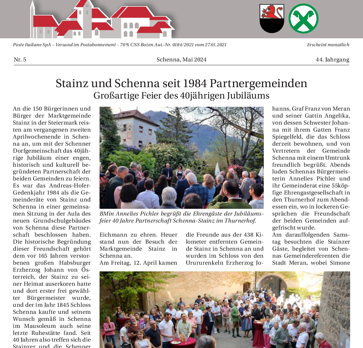 Dorfzeitung Schenna - Nr.5/2024