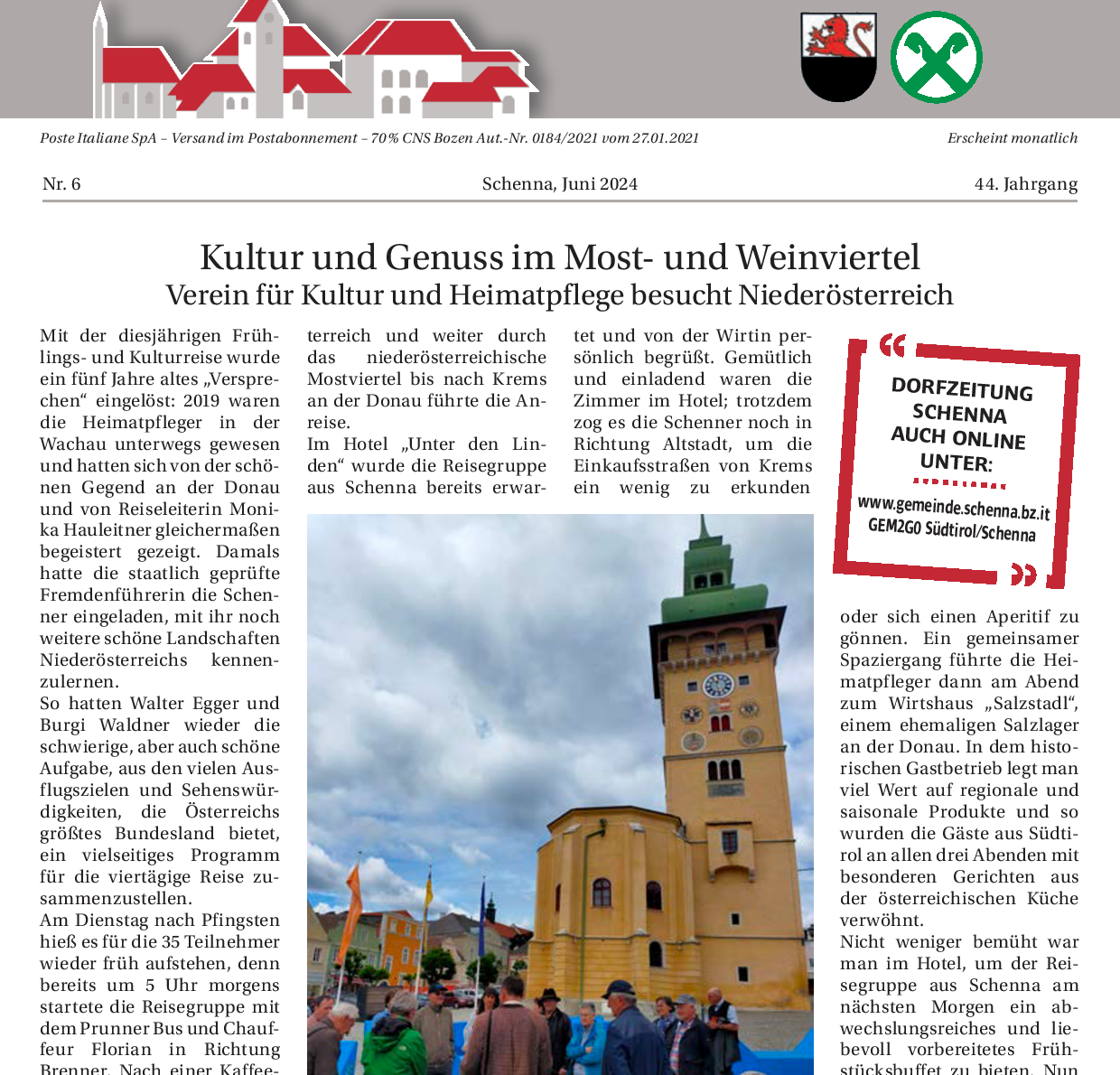 Dorfzeitung Schenna - Nr.6/2024
